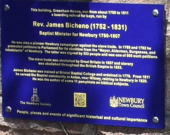 Blue Plaque for James Bicheno